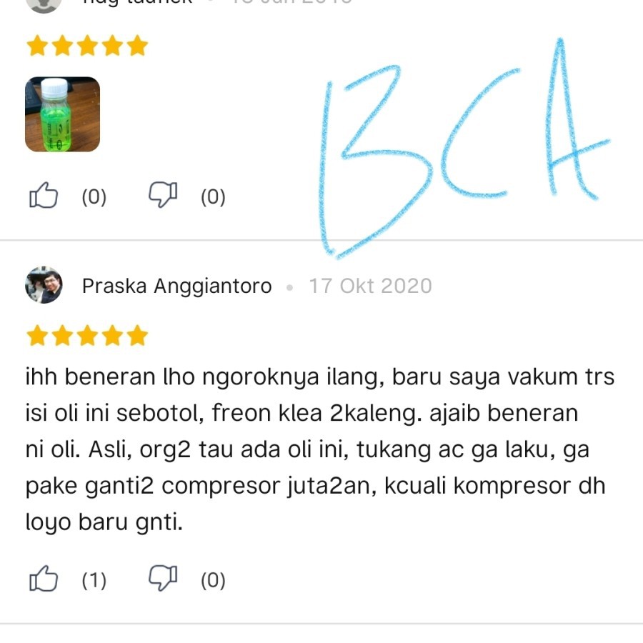 OLI PENGHILANG BUNYI Ngorok Mesin Kompresor AC Mobil