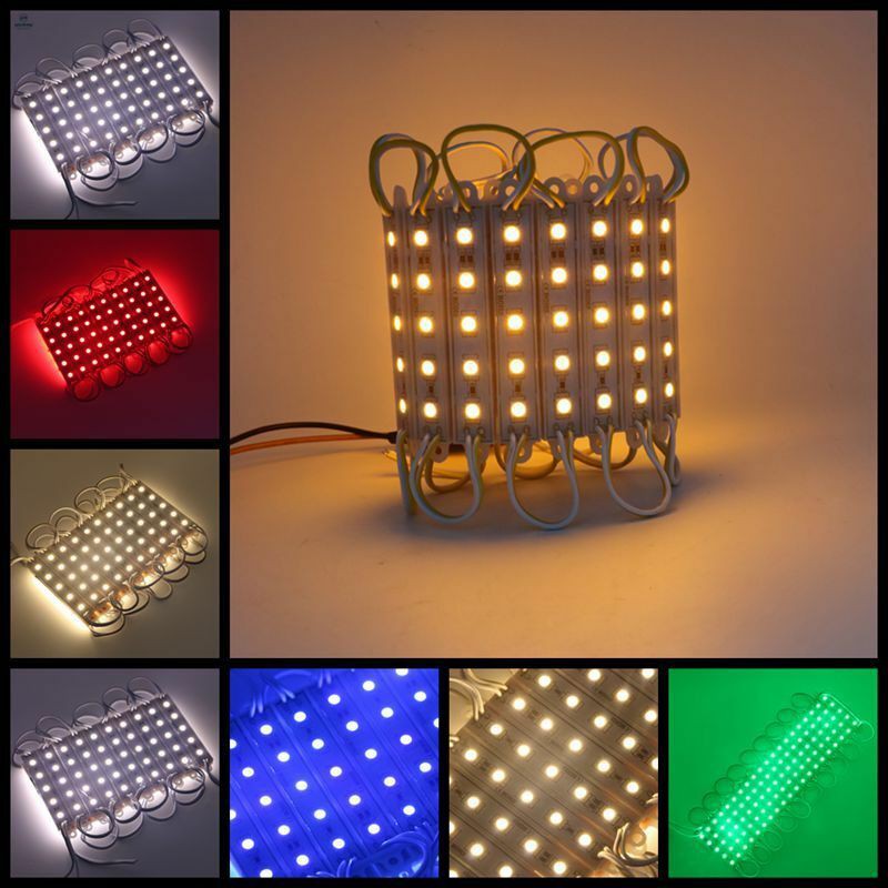 Lampu LED MODUL SMD 5050 6 LED 6 Mata Per Strip DC 12V IP65 WATERPROOF ISI 20 STRIP