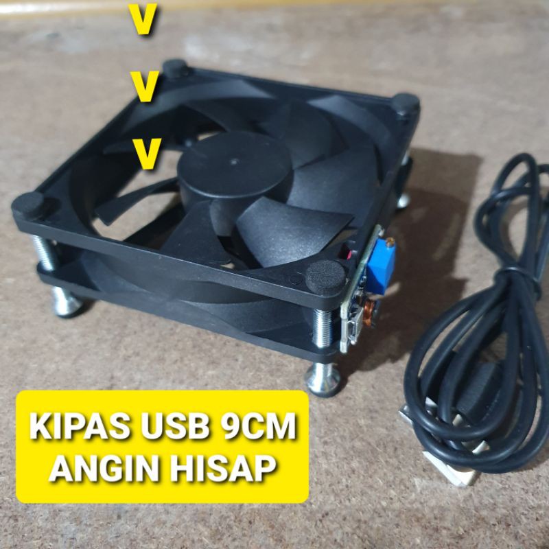 Kipas usb pendingin modem router WIFI 1 Fan usb 9cm 5000RPM angin turbo