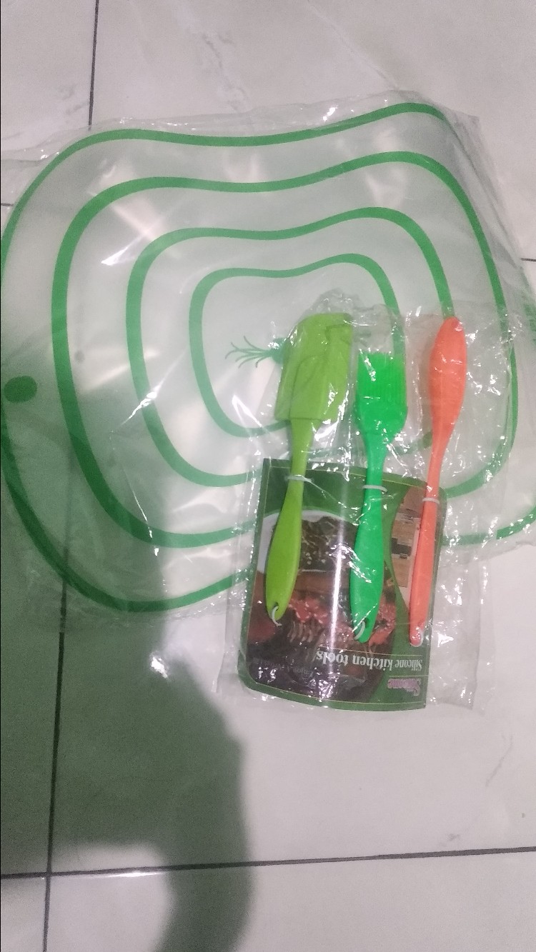 Kuas Spatula Sendok Soled Solet Silikon Setcp