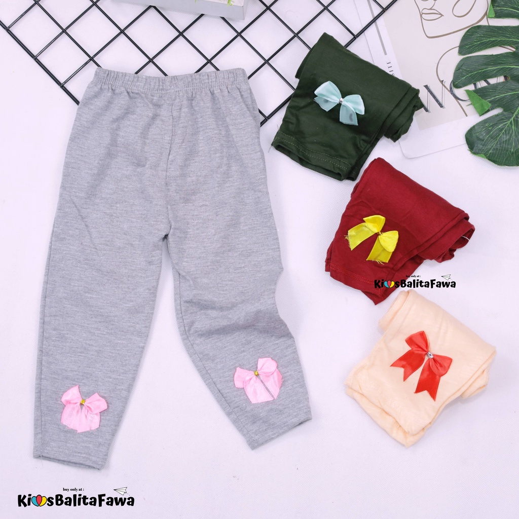 Legging Pita uk Bayi - 5 Tahun / Celana Polos Panjang Anak Perempuan Leging Lejing Laging Baby Bahan Kaos Murah