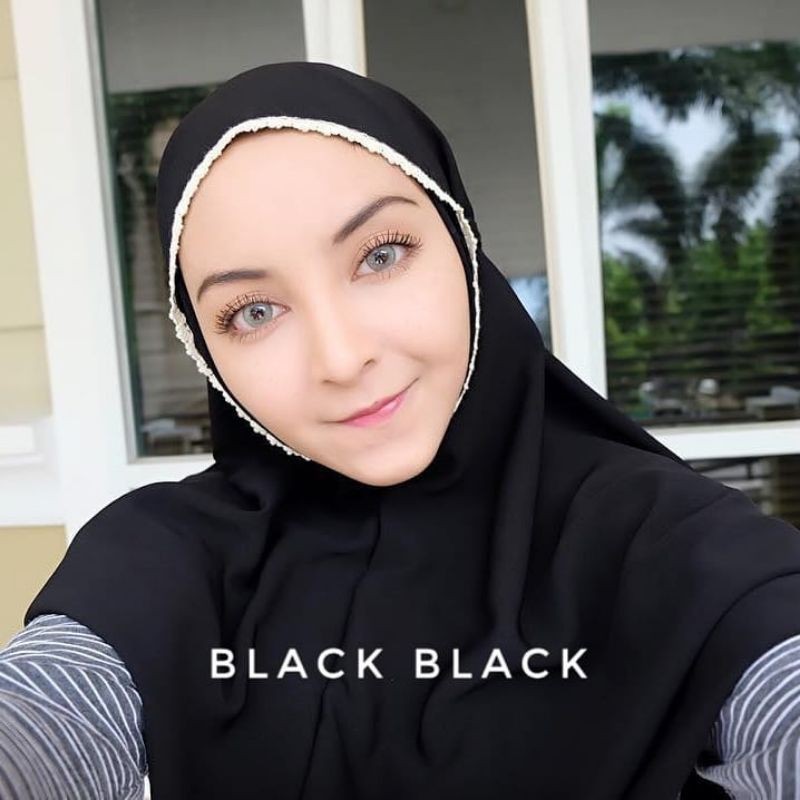 Bergo al azhar, Hijab instan, Bergo renda-2