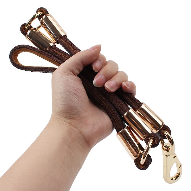 AH Exclusive Dog Leash Leather Tali Tuntun Anjing Kulit Harness