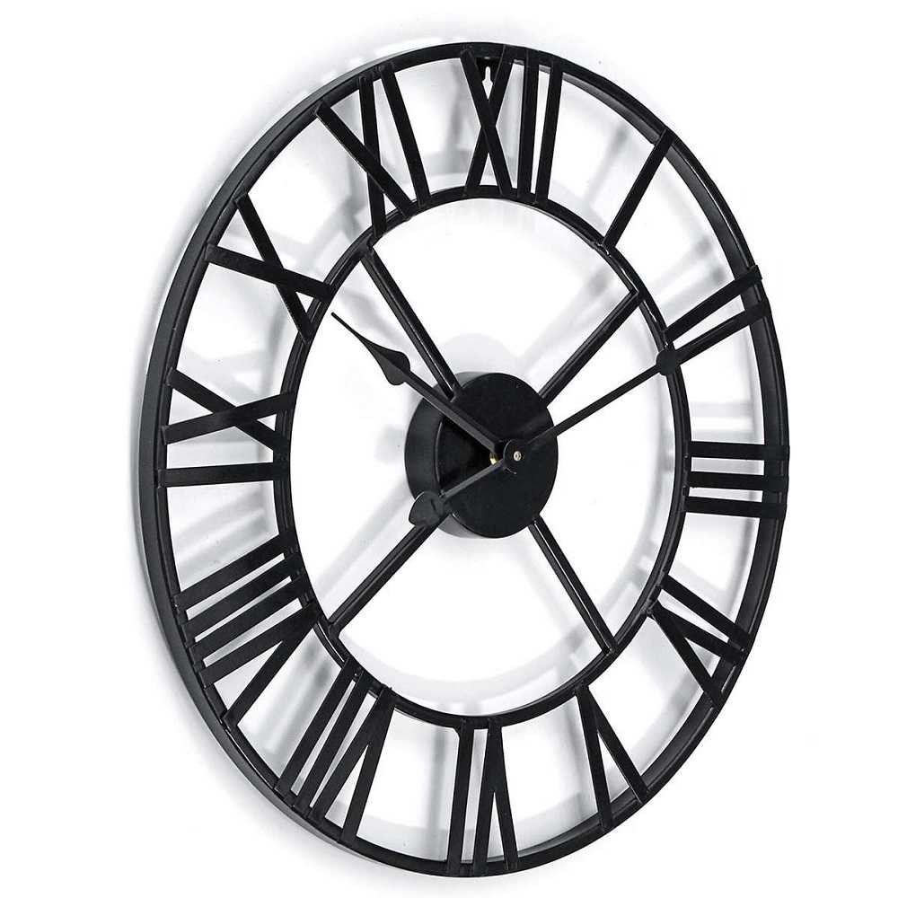 Branz JAM DINDING JUMBO BESI ROMAWI / JAM BESAR JAM DINDING BESAR DIY SILENT MODE CLOCK JAM MODEL