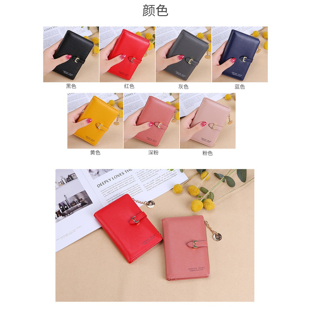 KhatinStore Dompet Panjang Premium Pria dan Wanita Import Premium wallet FOREVER YOUNG 4 IN 1 - 368