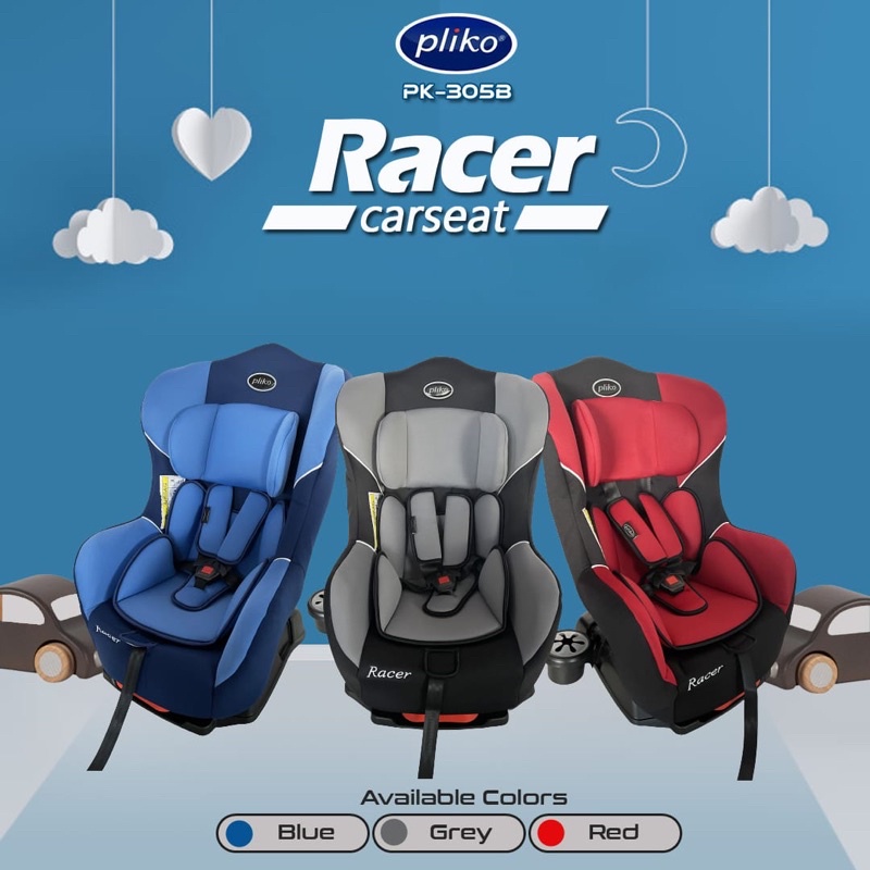 Makassar - Carseat Bayi Pliko Racer PK 305B Bayi / Car Seat Pliko / Kursi Dudukan Mobil Bayi