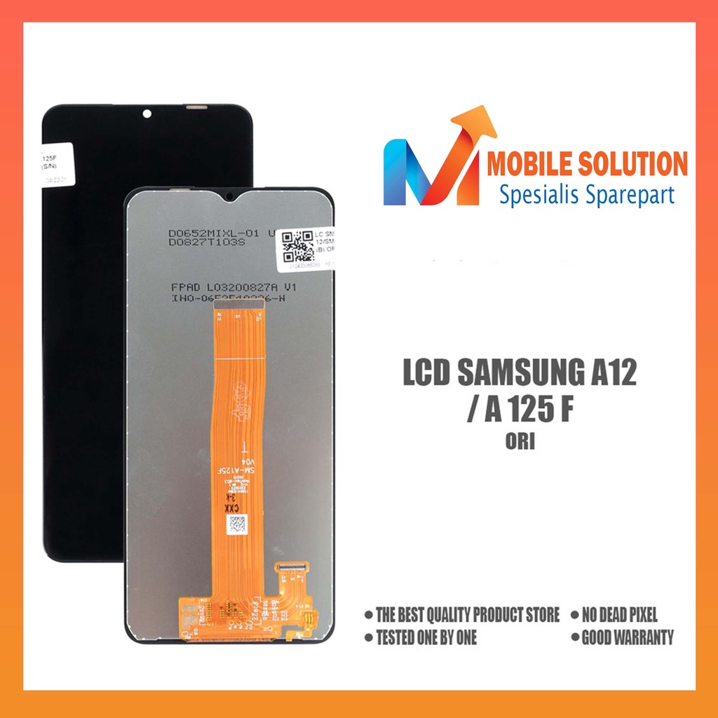 GROSIR LCD SAMSUNG A12/A12F ORIGINAL 100% FULLSET TOUCHSCREEN GARANSI 1 BULAN