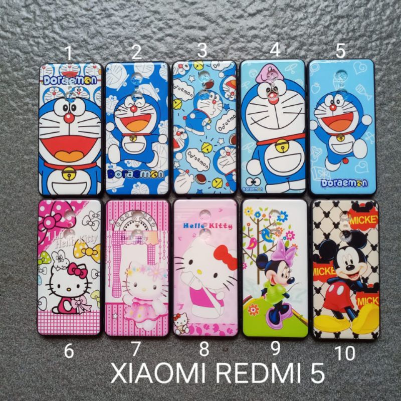 Case gambar Xiaomi Redmi 5 motif cewek soft softcase softshell silikon cover casing kesing housing