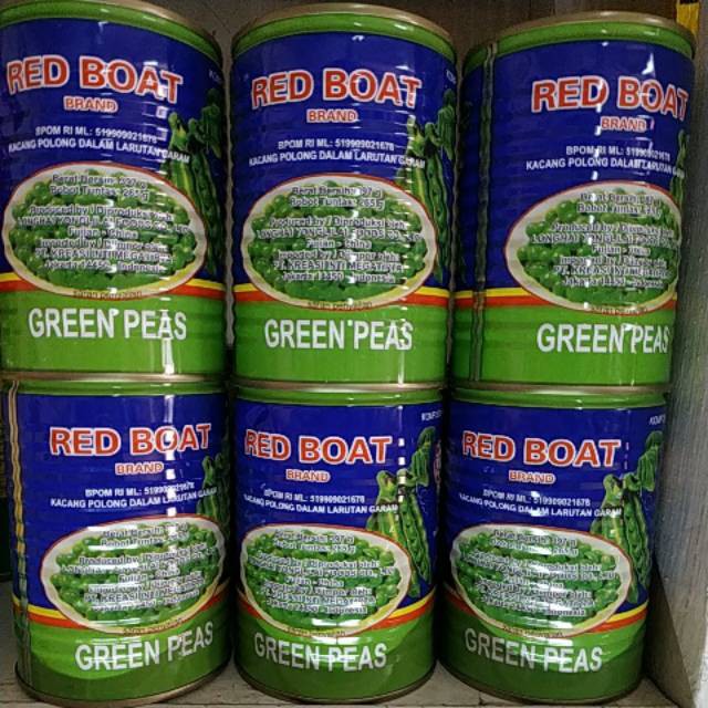 

Kacang Polong Red Boat Green Peas Kaleng 397 Gr