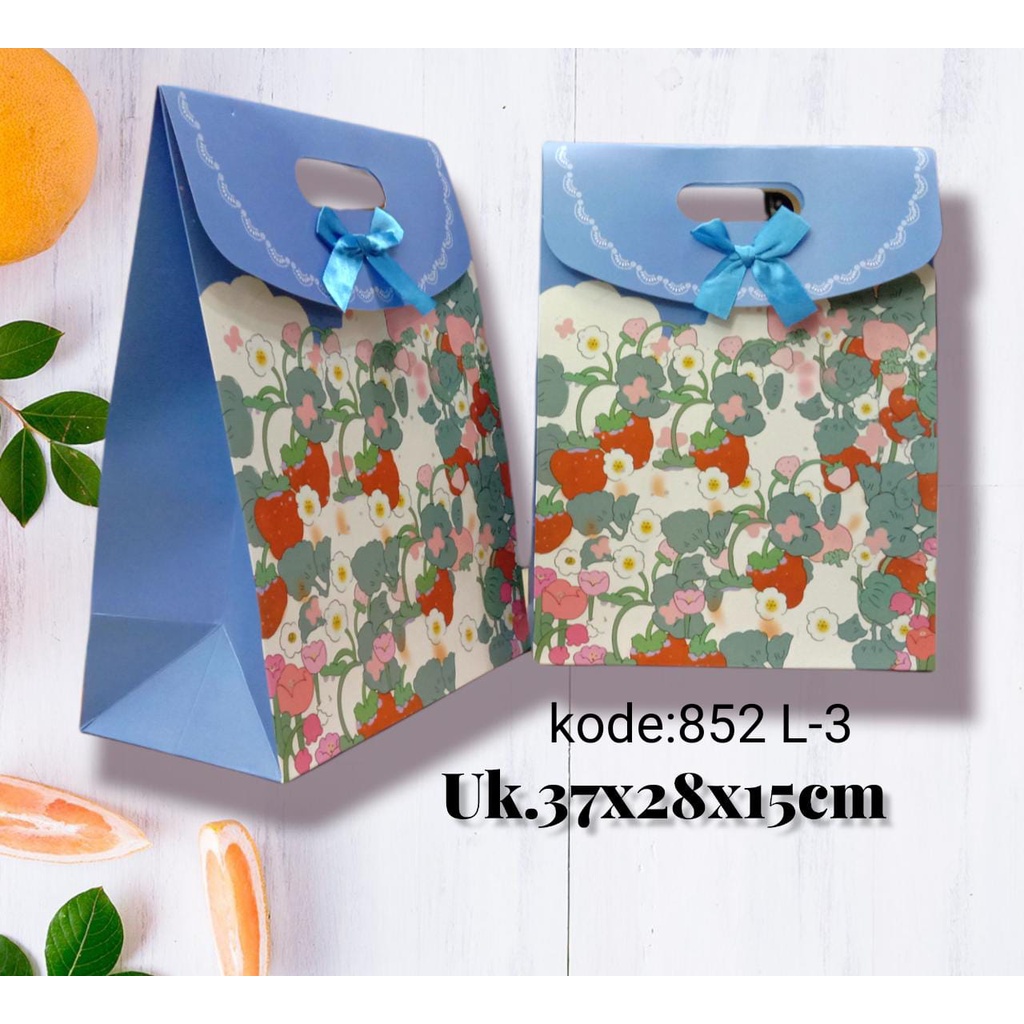[ HARGA SATUAN ] PAPPER BAG PAPPERBAG KADO TAS ULTAH ULANG TAHUN MOTIF-852 L-3