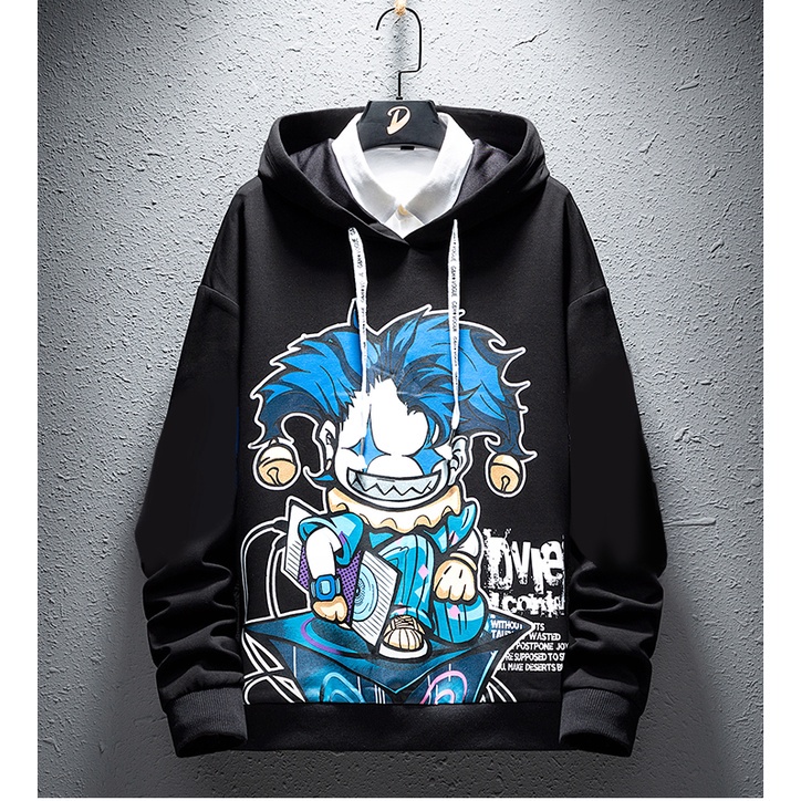 FORTGLASS CLOWN SWEATER HODIE RAJUT JUMPER POLOS PRIA LENGAN PANJANG