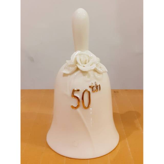 50TH WEDDING ANNIVERSARY BELL - GREAT FOR GIFT