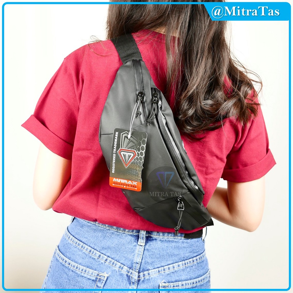 Waist Bag MitraX Uno Bahan Kulit Bimo dengan KUALITAS TERBAIK!