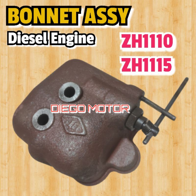 ZH1115 Bonet Assy Tutup Klep Kop Deksel Mesin Diesel DongFeng JiangDong ZH1110 ZH1118 20PK 24PK 26PK