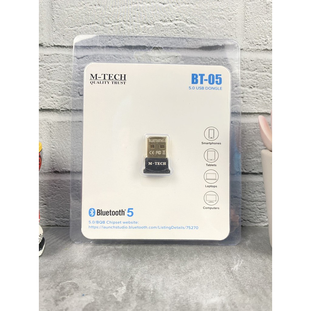 USB Dongle Bluetooth 5.0 Nano M-Tech BT-05 Versi 5.0 Adapter