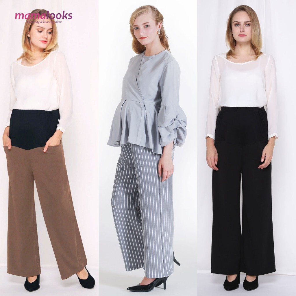 Mamalooks Celana Kulot Hamil Shopee Indonesia Mamalooks Celana Kulot Hamil Shopee Indonesia