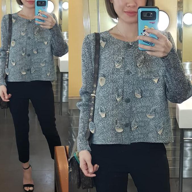 Pleat Cardigan/Pleat Blouse Issey Miyake/Cardigan Import Premium Deevagrosir.Olshop