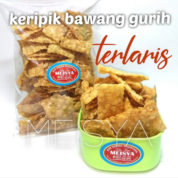 

TERLARIS KERIPIK BAWANG GURIH ISTIMEWA produk best seller 250 GRAM