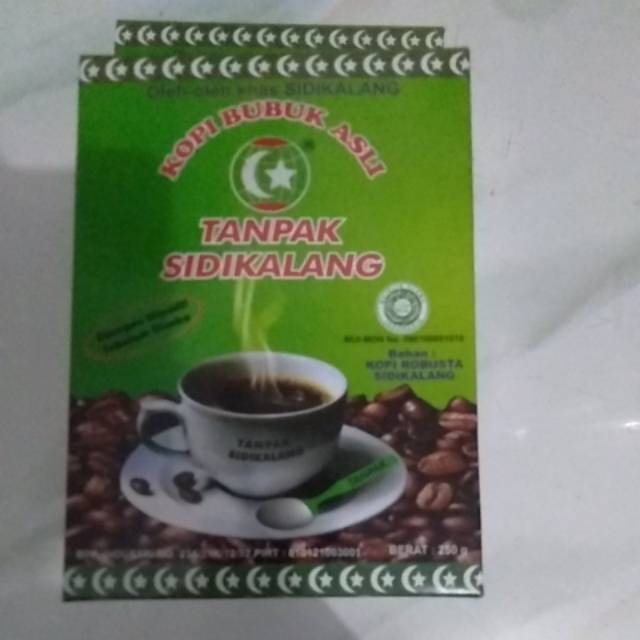 

Bubuk Kopi Sidikalang Robusta asli TANPAK halal dan berkualitas 250gr