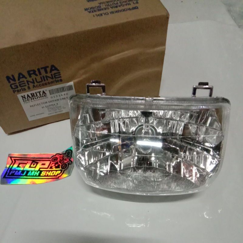 Reflektor mika/kaca lampu depan SUPRA X X100 lama