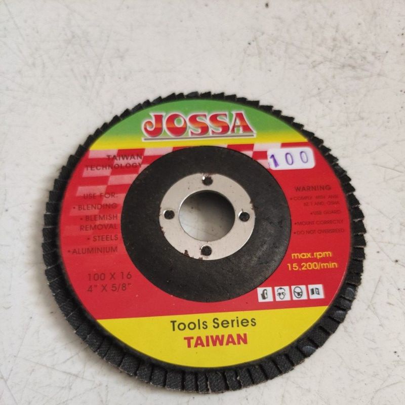 JOSSA amplas plap disk grit #100 / JOSSA amplas susun #100