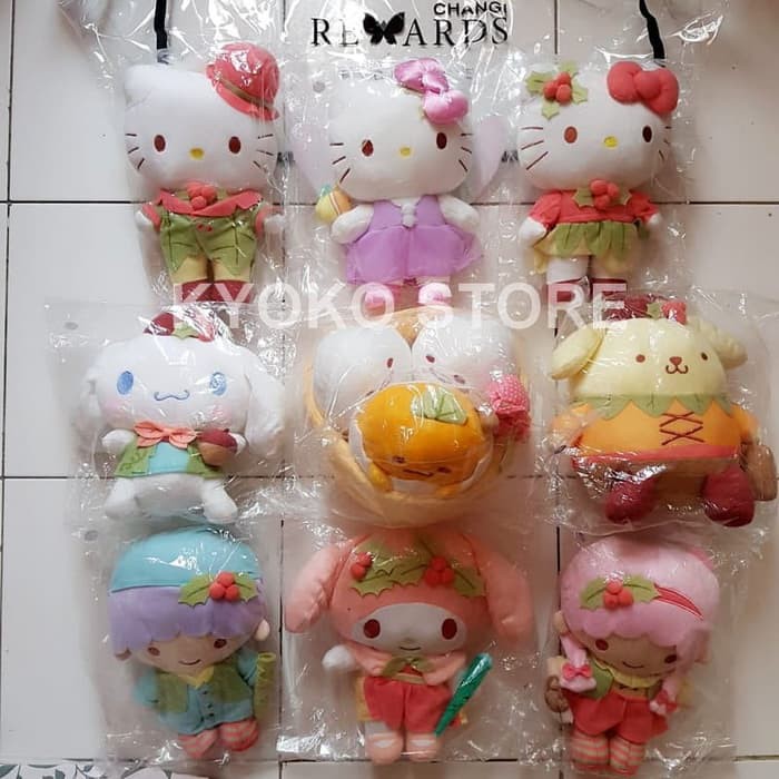 Boneka Hello Kitty Changi Mystical Garden Sanrio Character Plush Toys