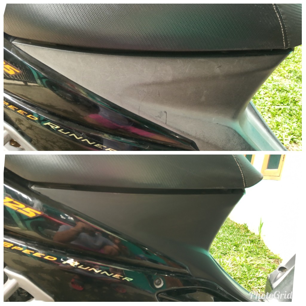 Black Pigment 250ml - Penghitam Body Plastik Kasar Kusam  Motor dan Mobil - Trim Restorer