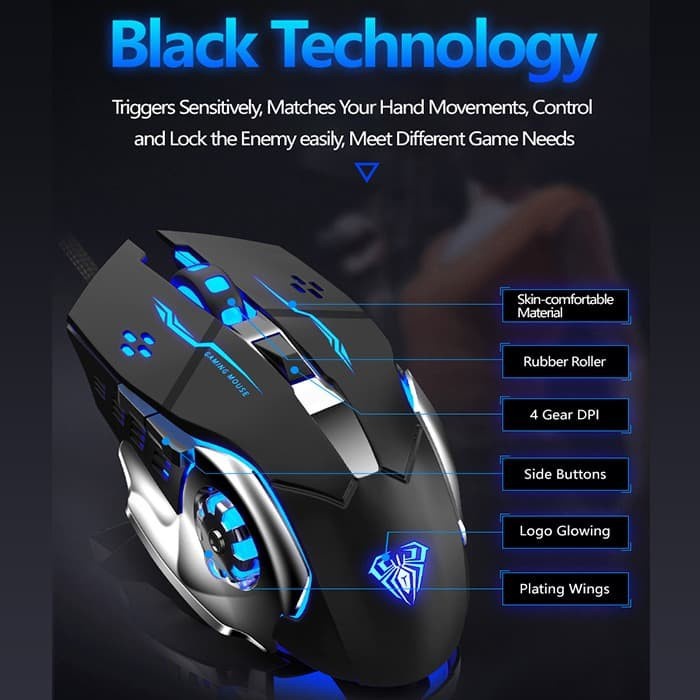 Aula S20 / S-20 Gaming Wired Mouse Macro Software