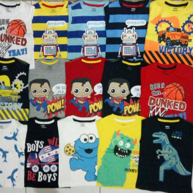 Baby victory cowok  kaos  anak  cowok  branded murah 