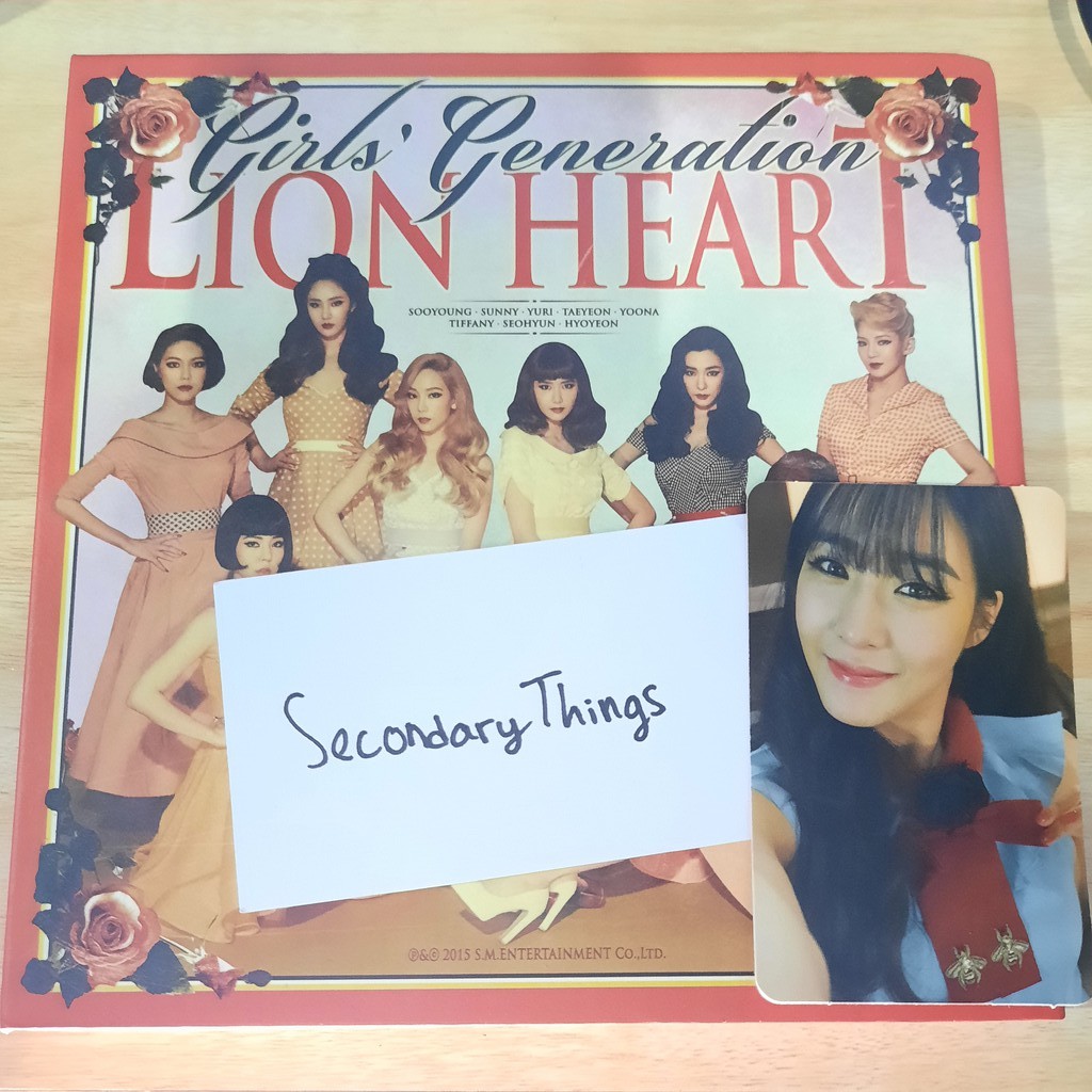 SNSD Girls Generation - Lion Heart Album + Tiffany Photocard