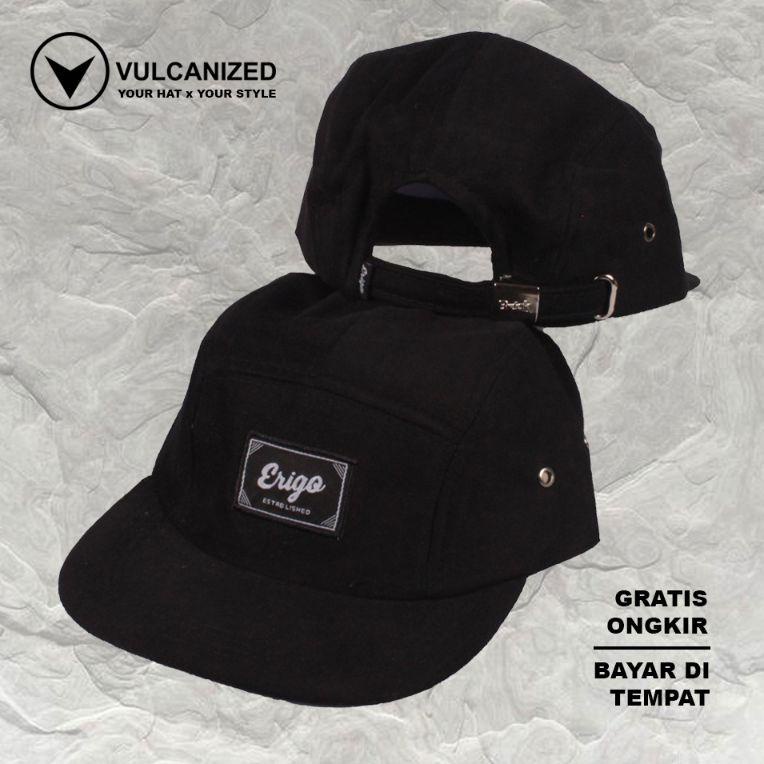 E94B TOPI PRIA  BORDIR 5 PANEL DIO PUM BRANDED THANKSINSOMNIA SKYMO YED