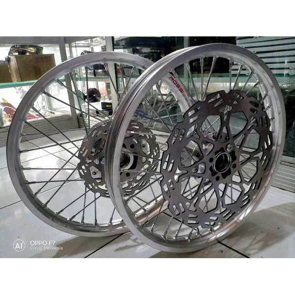Velg Paketan Tromol Jari2 Velg Rossi. Motor Satria 150. Fu.