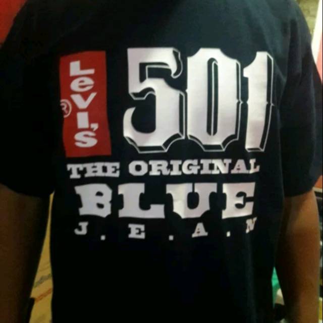 Tshirt kaos LEVI'S 501 Terlaris