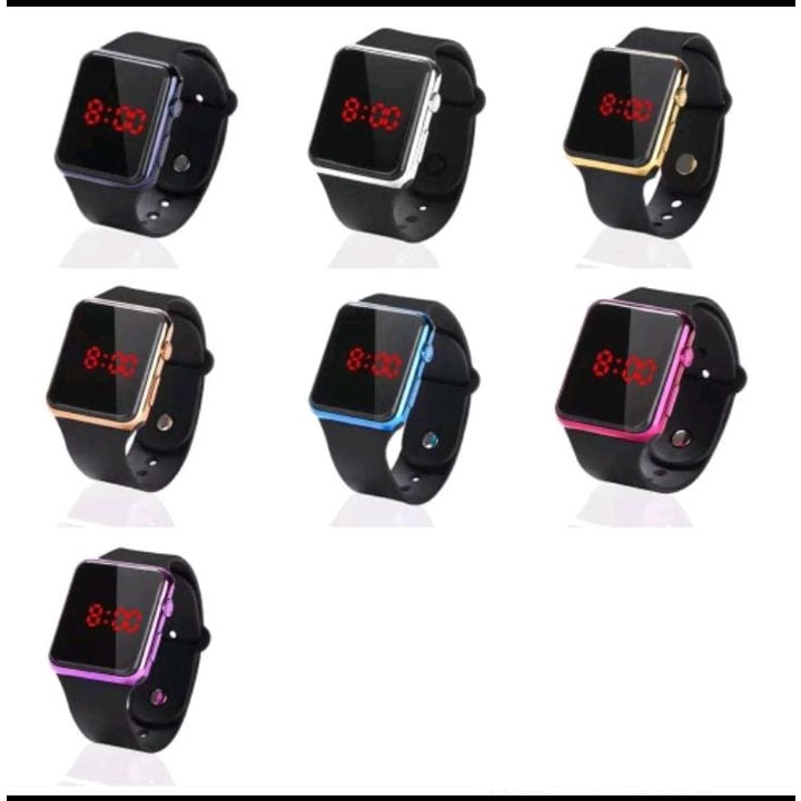 LED Watch Jam tangan Digitan Pria dan Wanita (002R)