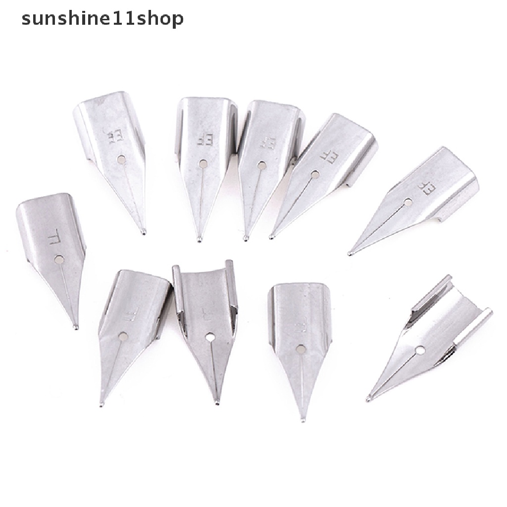 Sho 5Pcs Nibs Pengganti Bahan Stainless Steel Untuk Wing Sung Hero 359 / 359A Fountain pen N