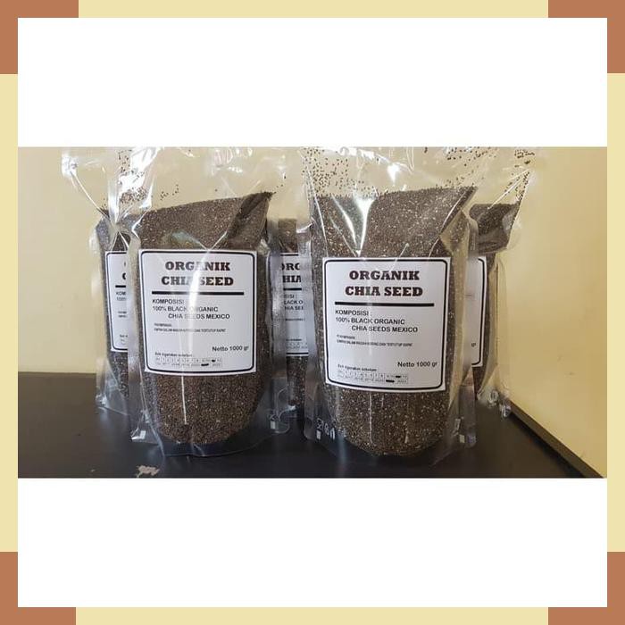 

1 kg Black Chia Seed chiaseed organic makanan diet sehat organik