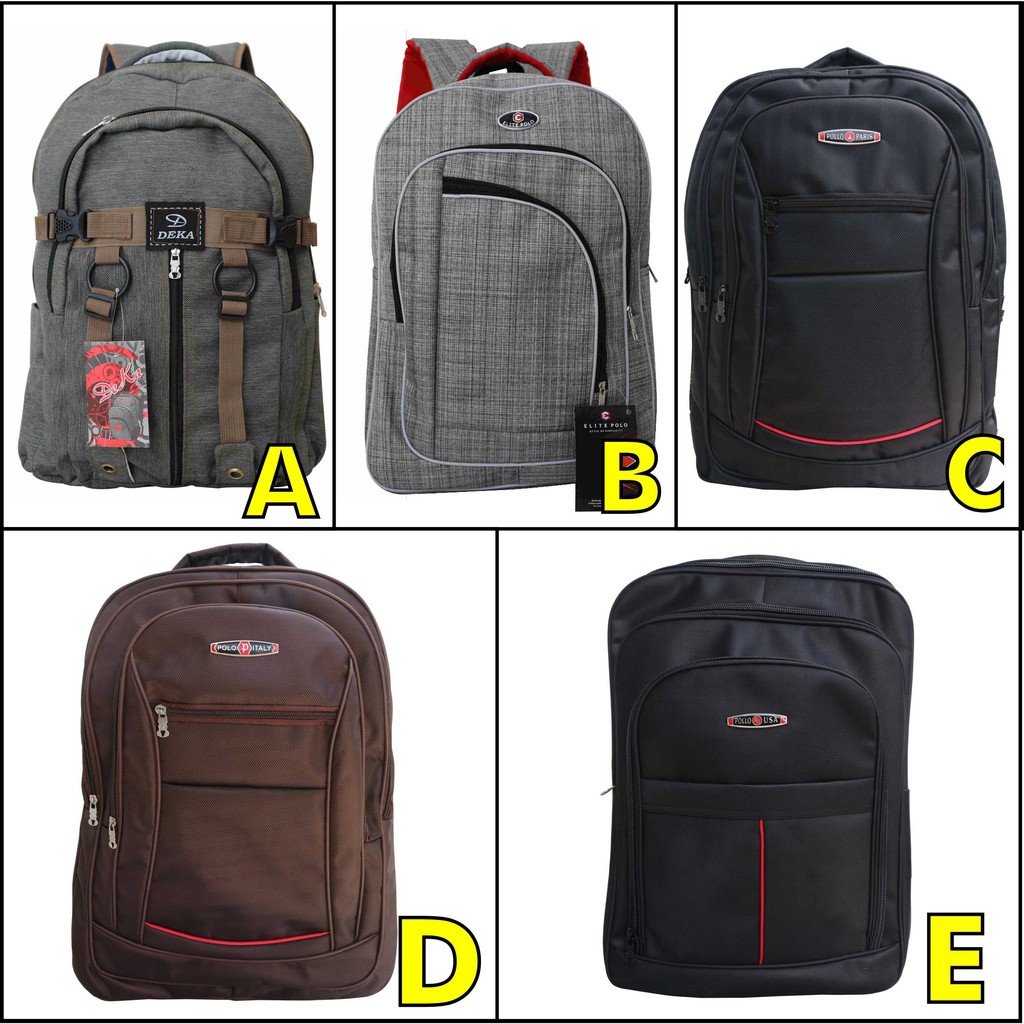 SERBA 70 RIBU TAS PRIA RANSEL SEKOLAH SD SMP SMA KULIAH KERJA LAPTOP MURAH TERBARU AWET BERKUALITAS
