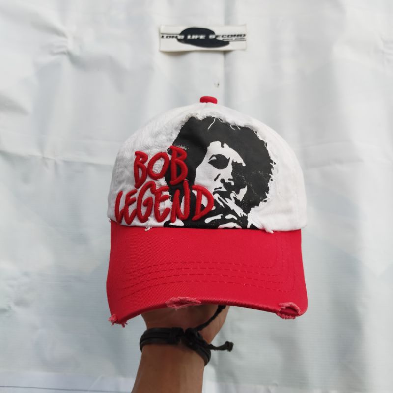 topi cap legacy bob marley second bekas preloved original branded