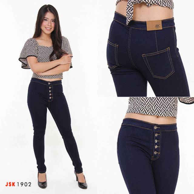 size 31-34 SALE JSK 1901 1902 1903 1907 1108 High waist jeans panjang