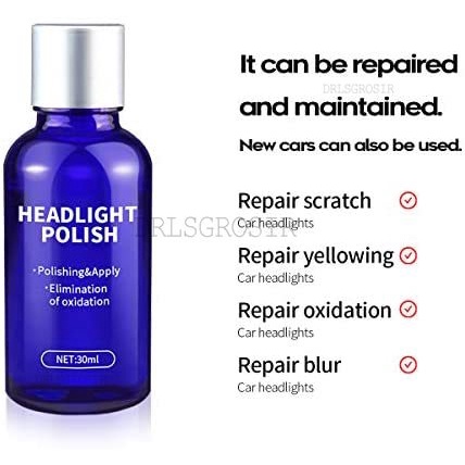 pembersih kaca lampu mobil headlight polish Headlight Repair Agent Wipe New Headlight Restore Tailli