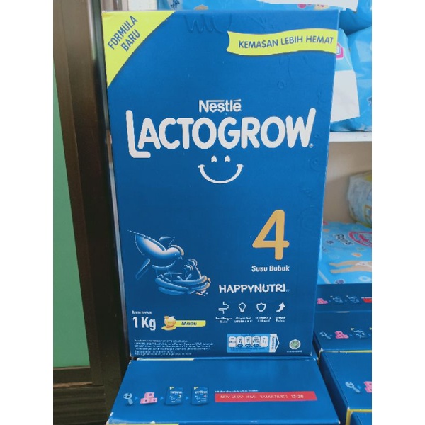 Lactogrow 3 &amp; 4 Vanila dan madu 1kg/750 gr