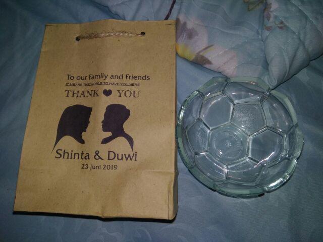 Paper Bag Tempat Mangkok  Bola 11x6x12