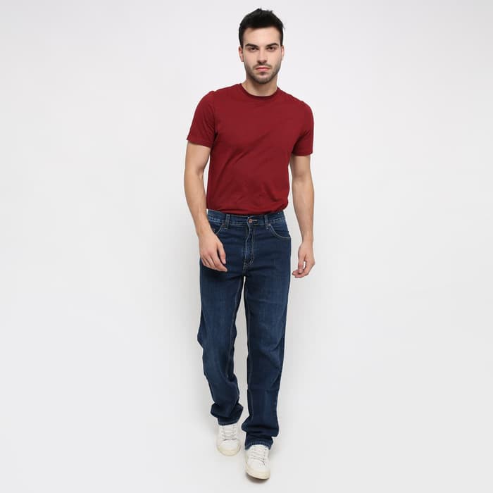 NEW ORIGINAL Edwin Celana Jeans 305-79-011 Regular Fit Pria Panjang Biru Jeans 007