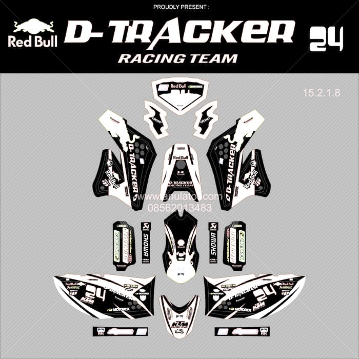 Terbaru Sticker  striping motor  stiker Kawasaki KLX D 