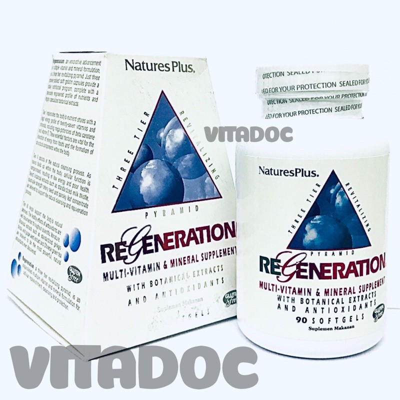 Nature’s Plus Regeneration 3x Multivitamin Multi Vitamin Dewasa