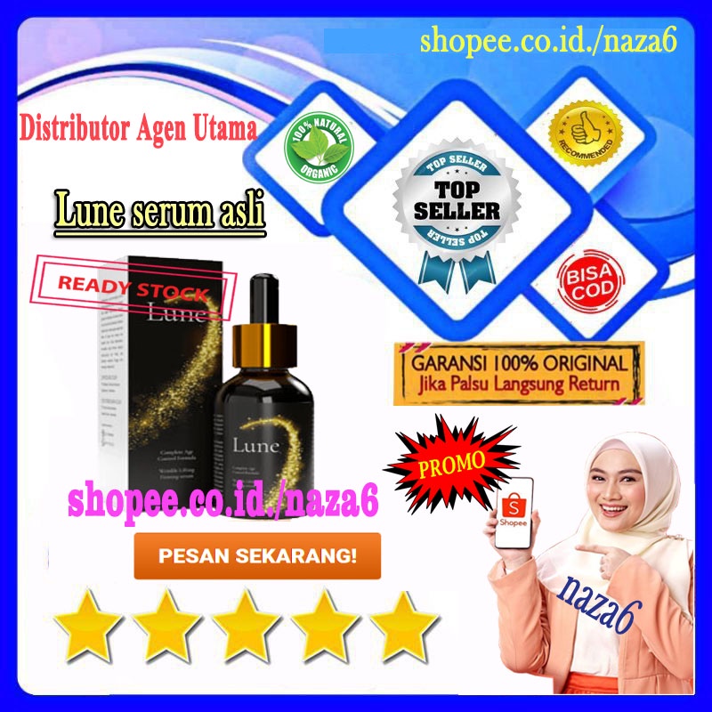 NEW Lune Serum asli original - Lune Serum Anti Aging wajah pria wanita