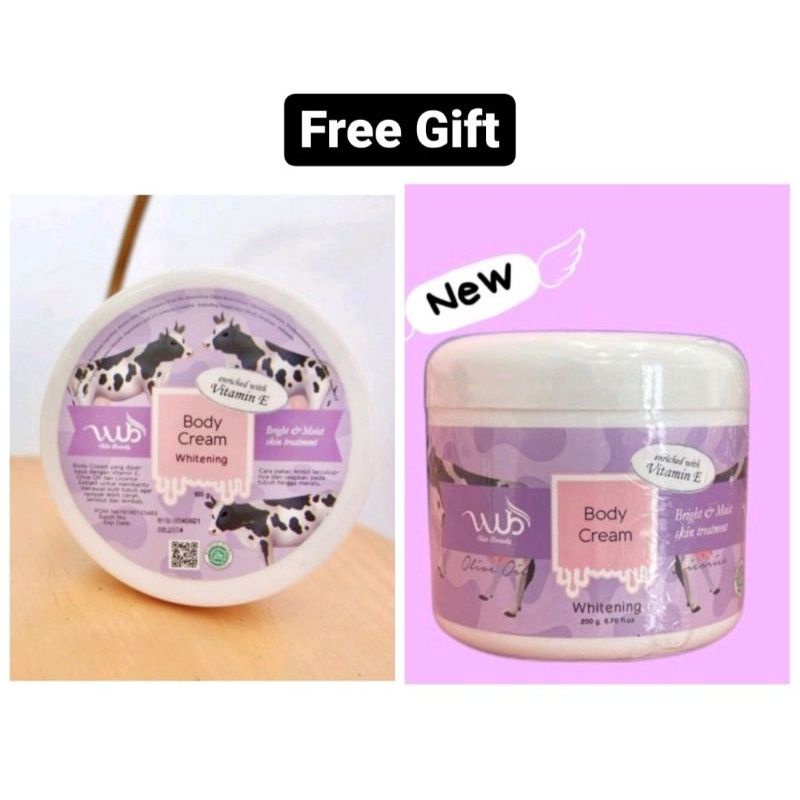 WUB BODY CREAM BLEACHING WITH VIT. E