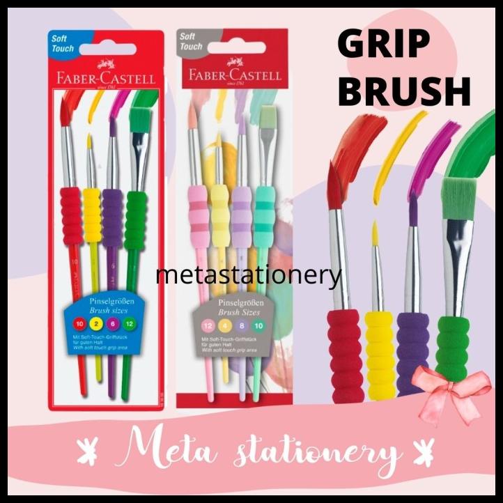 

Terbaru!!!! Kuas Set / Grip Brush Set 4 In 1 Faber Castell