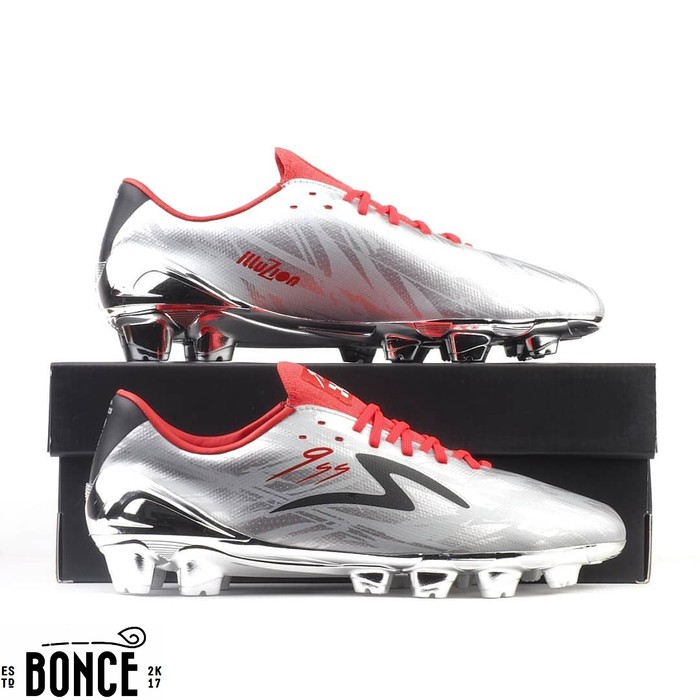 Sepatu Bola Specs Accelerator Illuzion Super Simic SE FG Silver