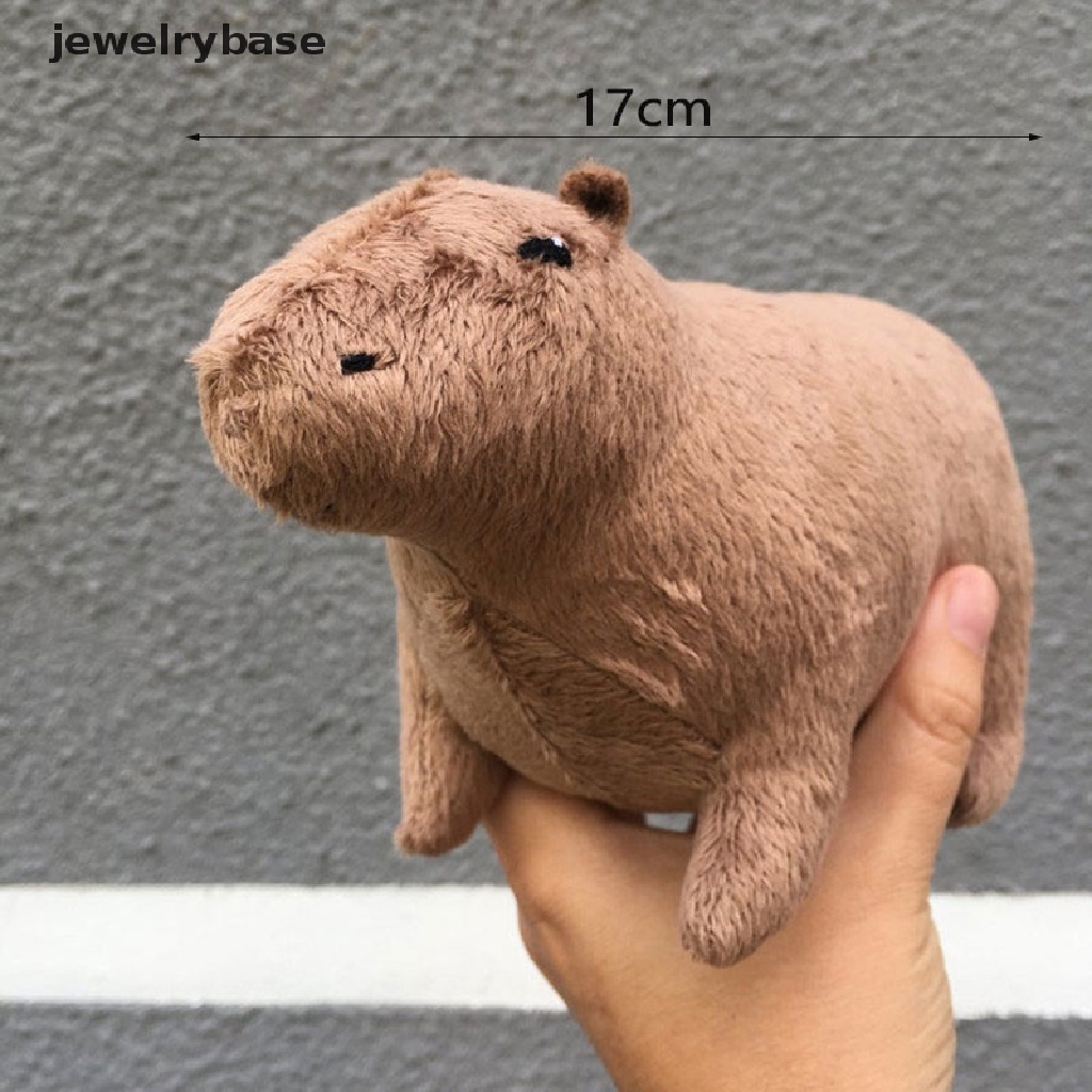 (jewelrybase) Mainan Boneka Stuffed Plush Capybara Untuk Hadiah Ulang Tahun